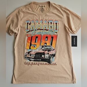 Chevy Camaro T-shirt Mens Large 80s Style Chevrolet Berlinetta Collectors Tee‎